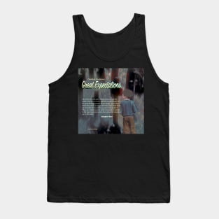 Great Expectations image and text Tank Top